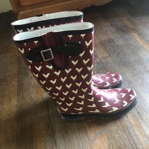 Chicken Farm  Rain Boots
